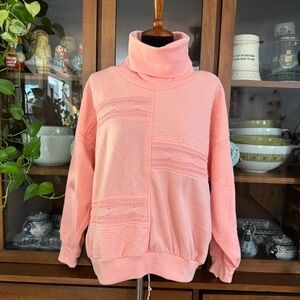Vintage NWT 90’s Deadstock Grannycore Knit Turtleneck Sweatshirt